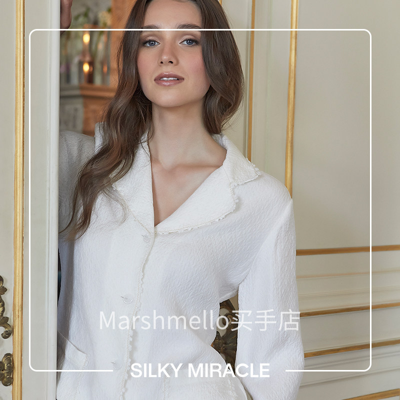 [6折]SILKY MIRACLE ELEGANCE真丝睡衣泡泡棉套装新品女士家居