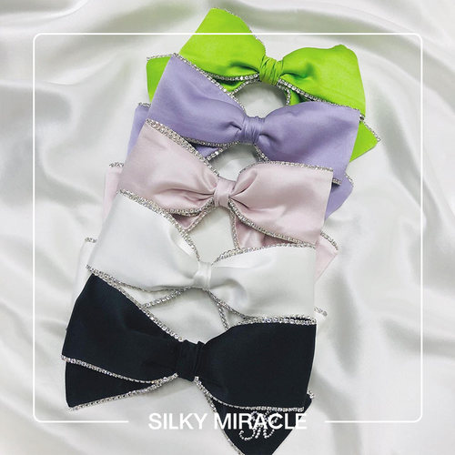 [6折]SILKY MIRACLE真丝蝴蝶结发夹头花奢侈品女孩新年礼品网 - 封面