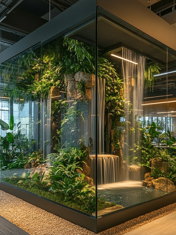 Transform Your Space: Grand Lobby Rockery Waterfall Display - Product image 5