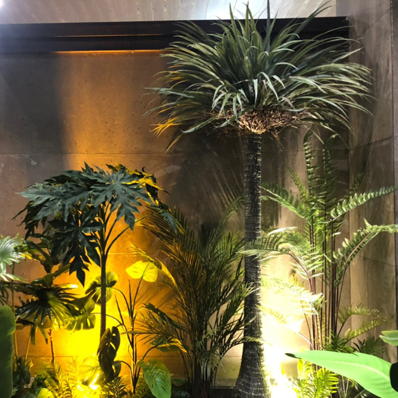 仿真植物装饰热带雨林造景植物套装绿植橱窗摆设会所搭配软装造景