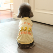 狗狗衣服夏季 水果背心小型犬比熊泰迪宠物衣服春夏纯棉猫衣服 薄款