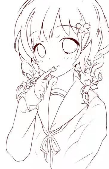 纯手绘动漫人物稿 临摹代画 现货包邮 尺寸可定做