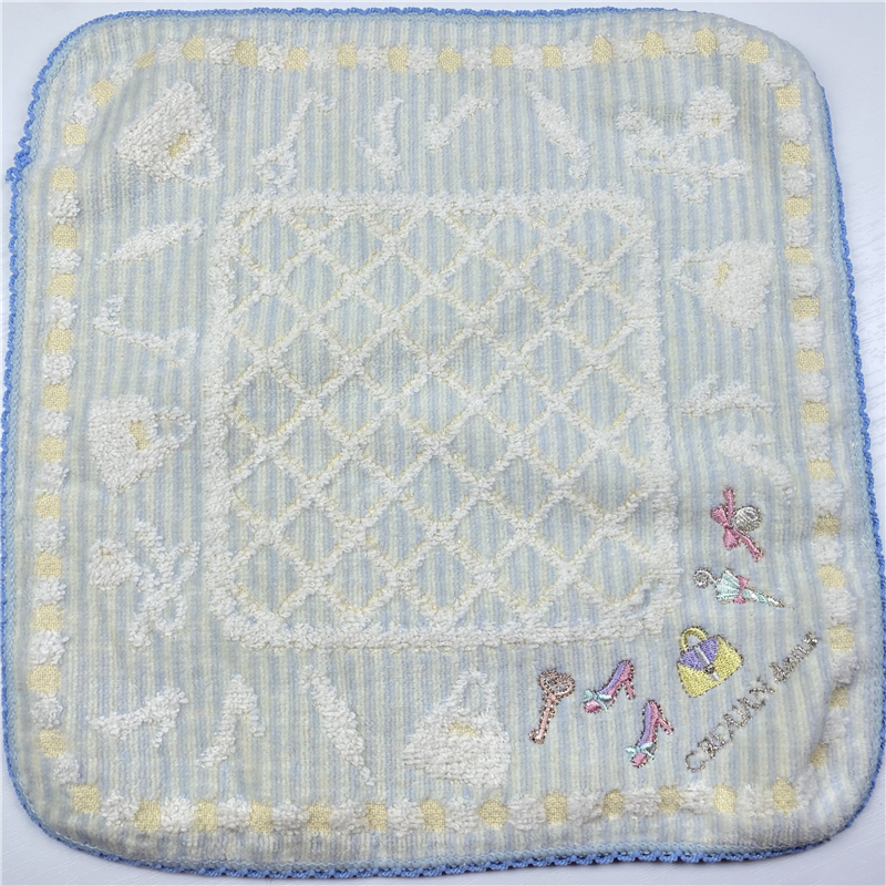 纯棉柔软精美全棉小方巾手帕