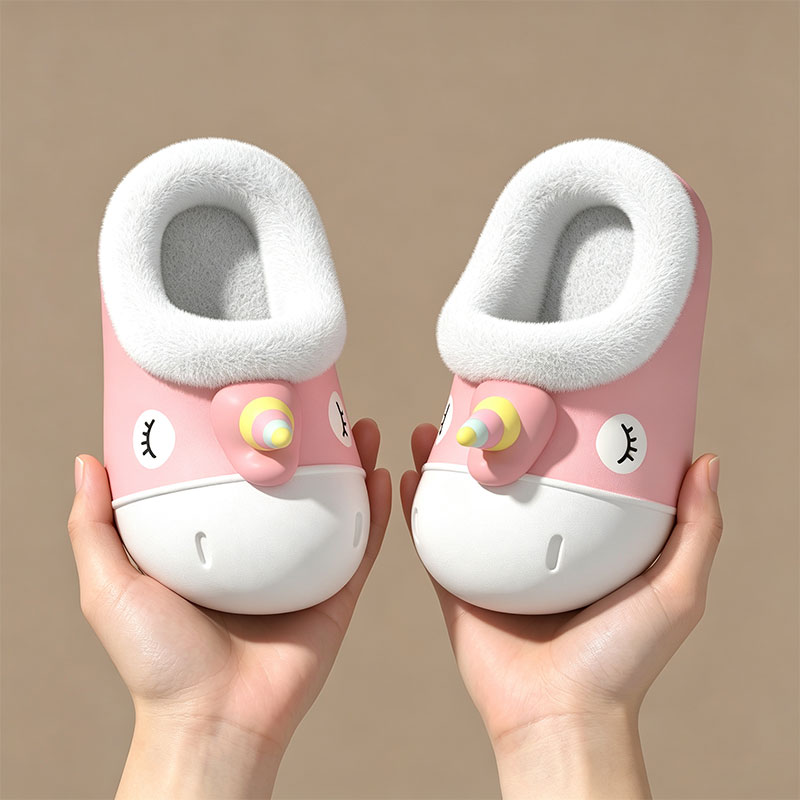 女童棉拖鞋冬季室内防滑