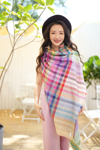 NagarNan-Pashmina热带水果 古法Ekat lady克什米尔手工披肩围巾