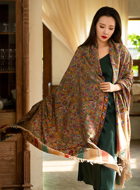 NagarNan-CXN&CAN咖标X系列收藏Gents老kani原色波斯菊披肩12648#