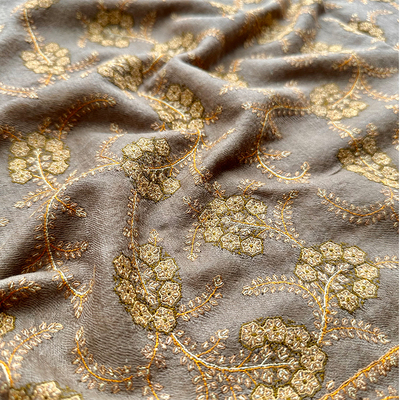 满绣围巾克什米尔手工羊绒围巾