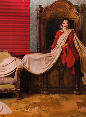 NagarNan-CXN&CAN咖标X系列极少见7yards 老料子披肩8934#5013#