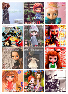 books dolly 小布娃衣教程6分bjd可儿丽佳洋装 制作纸样图纸dolly