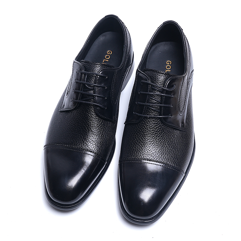 金利来系带商务正装皮鞋男