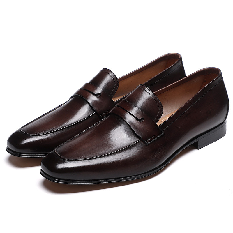 金利来高端皮底套脚商务休闲皮鞋