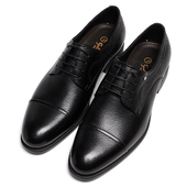 2024秋季 鹿皮三接头系带商务正装 新款 金利来男鞋 专柜正品 鞋 皮鞋 男