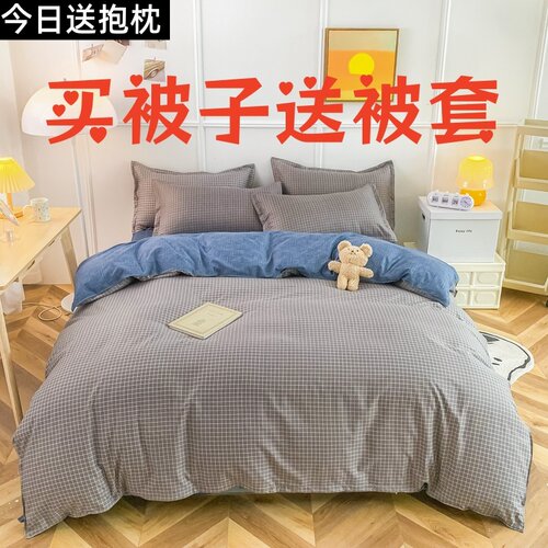 可拆洗加厚保暖秋冬被带被套