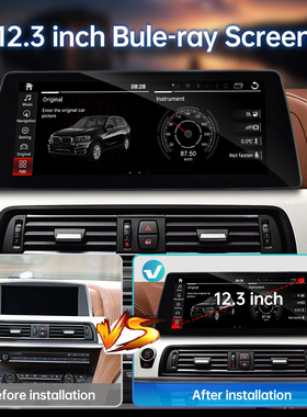 适用于2010-17款宝马6系F06 F12 F13 640i 650i安卓车载中控导航