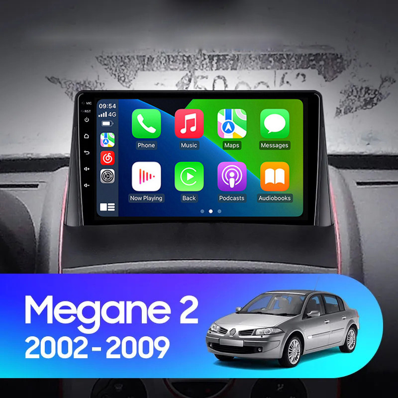 9寸2004 06 08 09款适用于雷诺CC梅甘娜Megane 2安卓车载中控导航