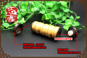 品包邮天然罗汉竹 竹蛉罐黑檀木蛐蛐虫笼子文玩鸣虫叫罐虫具纯手