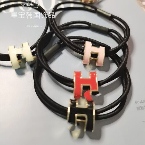 东大门网红款ins合金烤漆头绳