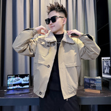 M9112-P135控175韩版潮牌纯色羊羔毛领翻领拼接加厚保暖棉衣外套A,男装棉衣,星座308A, M9112-P135控175韩版潮牌纯色羊羔毛领翻领拼接加厚保暖棉衣外套A,男装棉衣,星座308A,