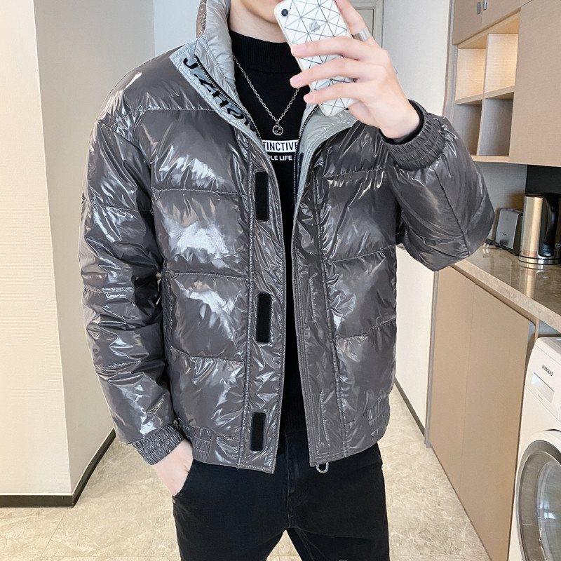 冬季韩版精品亮面面包服保暖羽绒服夹克外套2Y8019-P185控235,男装羽绒服,星座308A