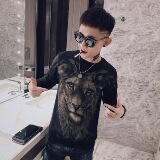 春季社会小伙休闲潮牌印花圆领卫衣长袖T恤打底衫970514，男装卫衣，星座308A