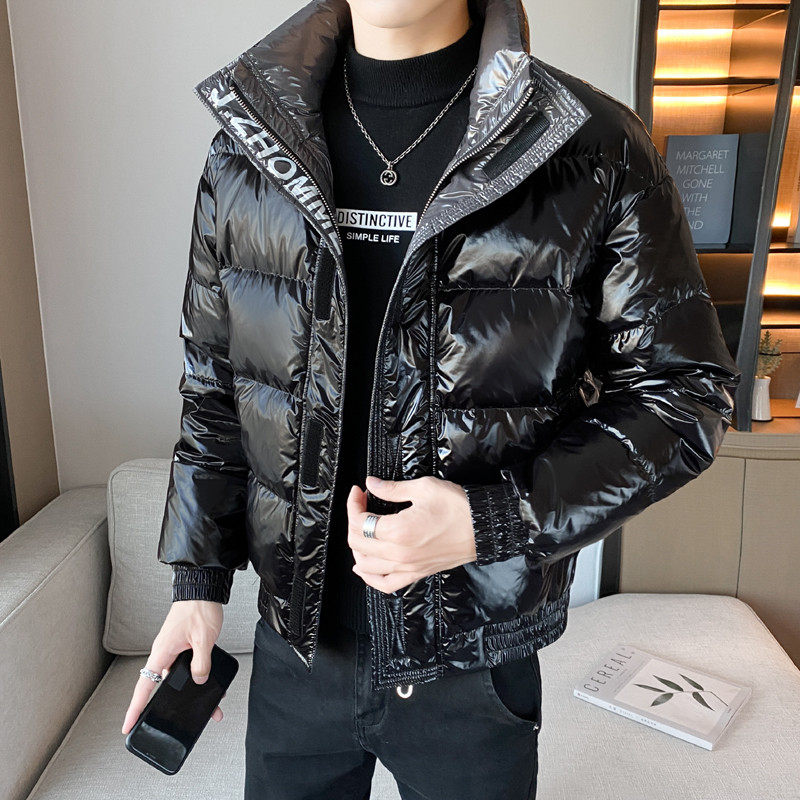 冬季韩版精品亮面面包服保暖羽绒服夹克外套 1 Y8019-P185控235图片