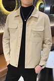 店主风冬季休闲水洗皮衣翻领夹克工装加绒外套JH211-P135控165，男装皮衣，星座308A