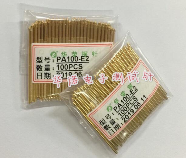 华荣探针PA100-E2/1.5mm圆锥头1.7测试针1.36*33.35MM 圆锥头探针