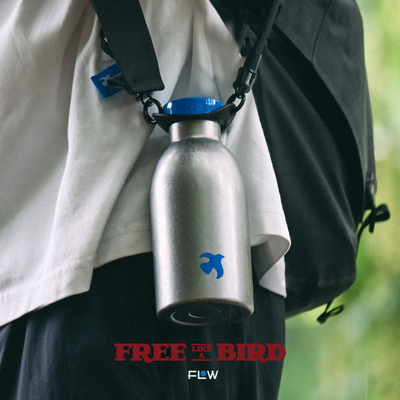 flow自由飞鸟便携保温杯·保冷杯水杯不锈钢随行出行外带咖啡礼物