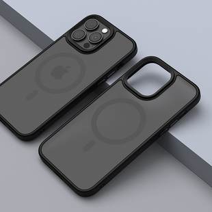 迪沃DEVIA品尚系列15磨砂防摔磁吸手机套适用于苹果15ProMax全包保护硬壳