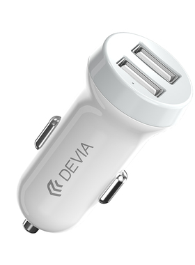 迪沃DEVIA车载充电器座5V3.1A手机转换插头车充汽车用双usb转接口