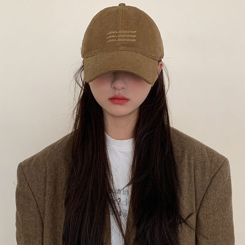 美式女秋冬棒球帽显脸小