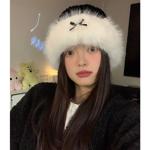 韩版女冬季护耳渔夫帽