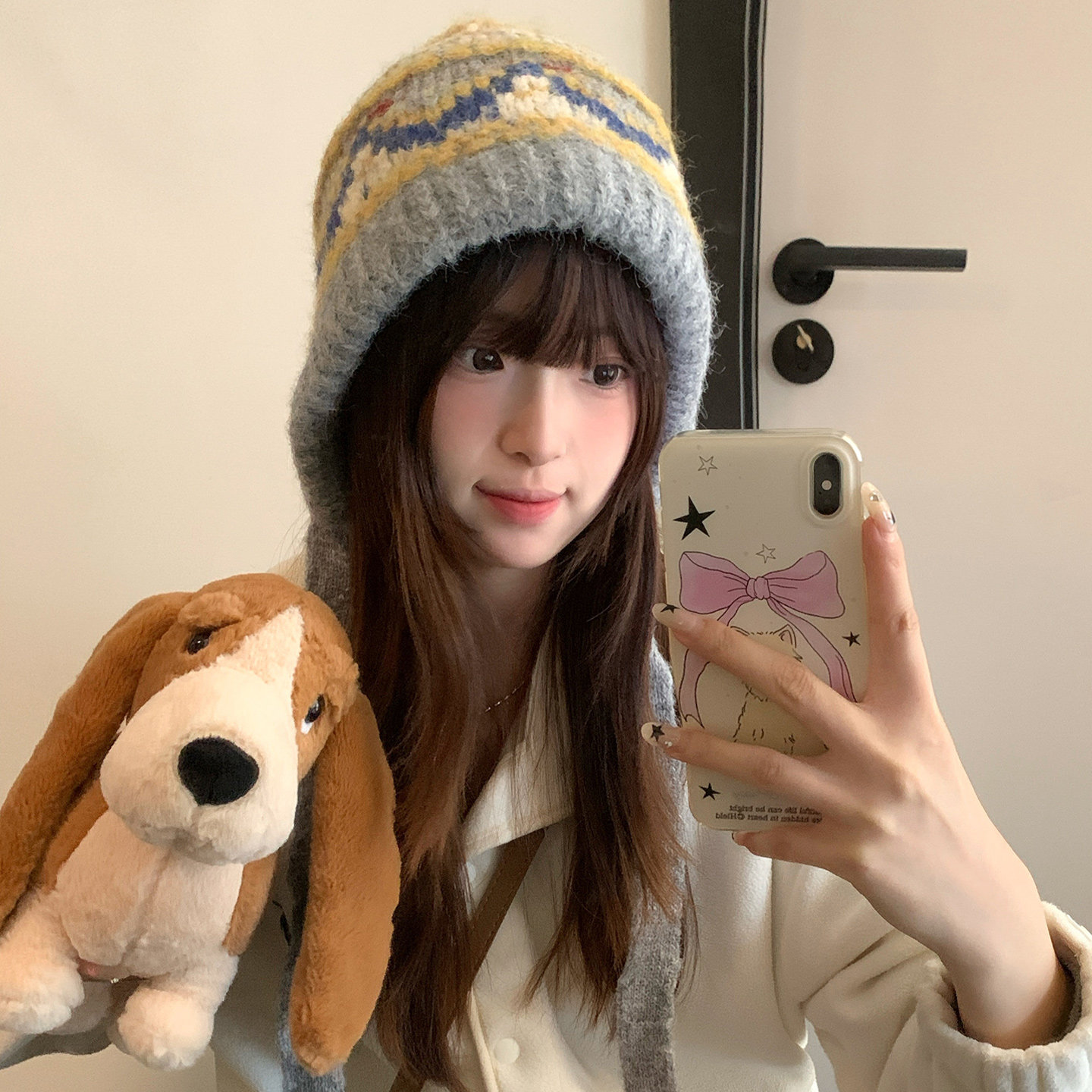 费尔岛风护耳针织帽子女秋冬季复古巴拉克拉法帽显脸小保暖毛线帽,服饰配件/皮带/帽子/围巾,帽子,淘宝优惠券,粉丝福利购,淘宝优惠卷