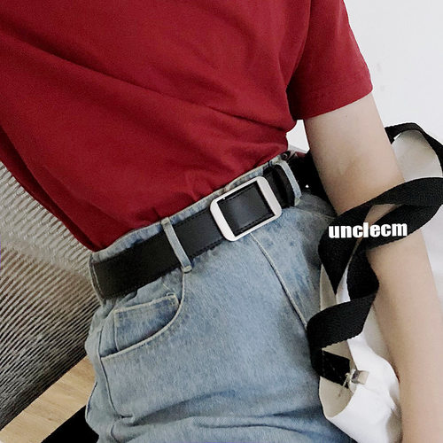 网红uzzlang韩国复古chic皮带