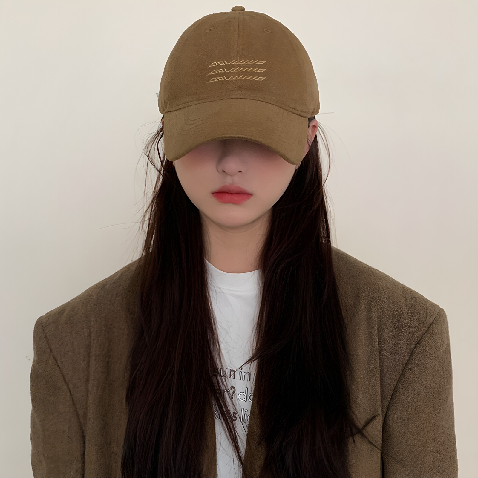 美式女秋冬棒球帽显脸小图片