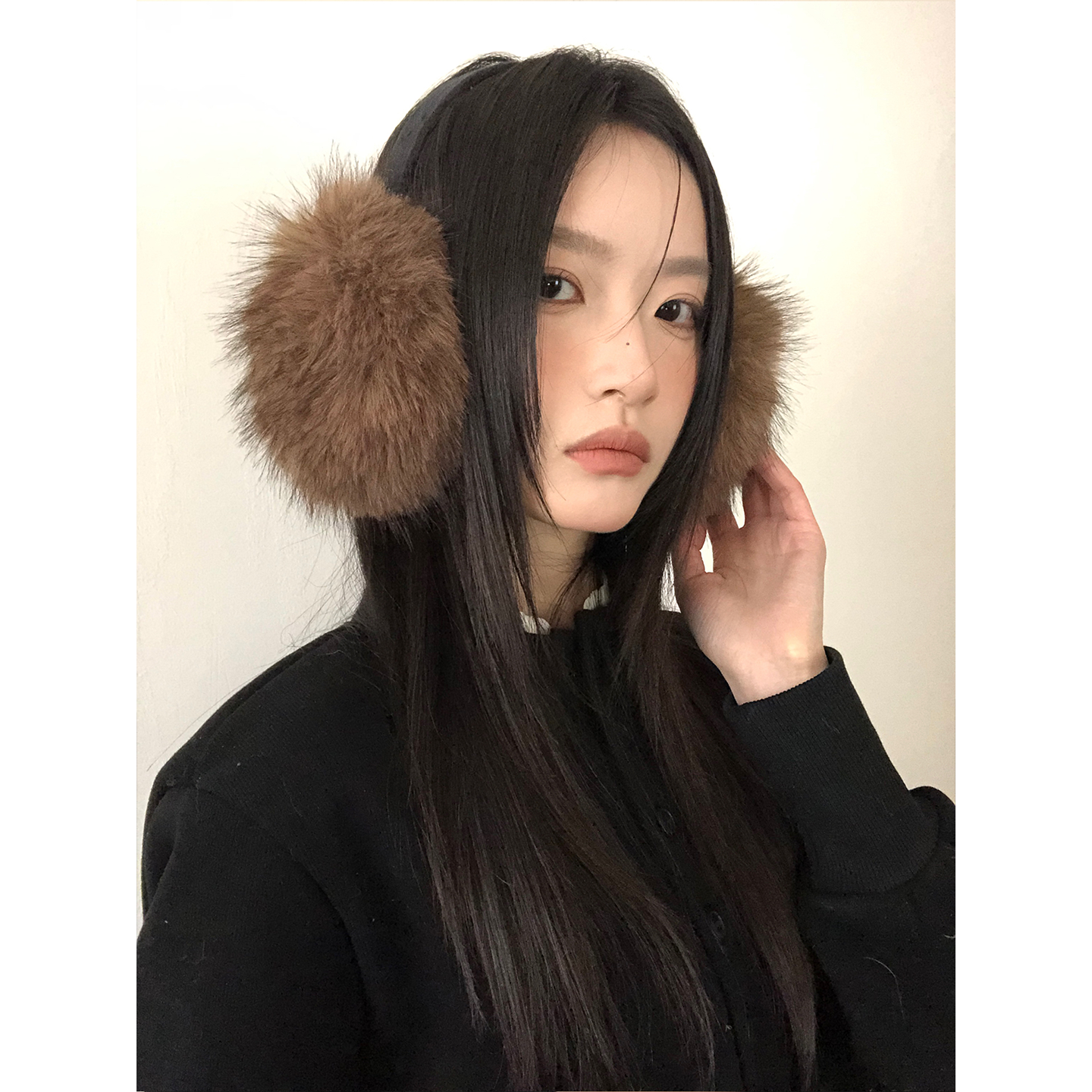 韩系氛围感毛绒绒耳罩女冬季千禧辣妹风仿狐狸毛耳暖护耳防寒耳套,服饰配件/皮带/帽子/围巾,耳套,淘宝优惠券,粉丝福利购,淘宝优惠卷