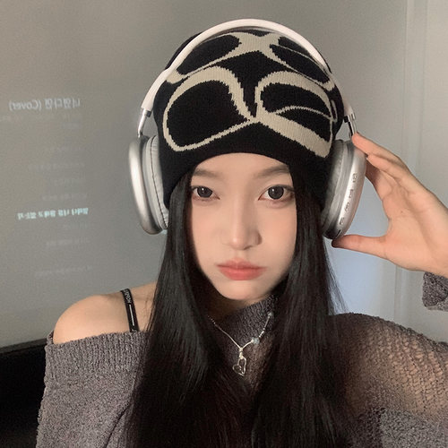 户外韩版女秋冬针织毛线帽子保暖