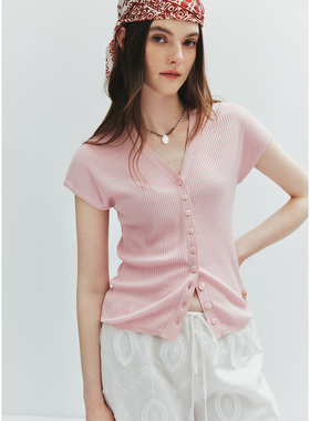 【建议多囤】天丝+绵羊毛+桑蚕丝 简约通勤V领包肩袖针织开衫女