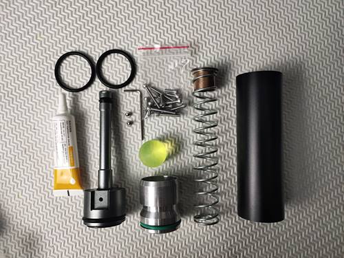 森柏龙女武神软弹玩具发射器升级改装配件弹簧减震块金推尾顶气缸