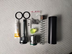 森博龙女武神升级配件弹簧尾顶气缸金推拍头密封圈减震块延长管