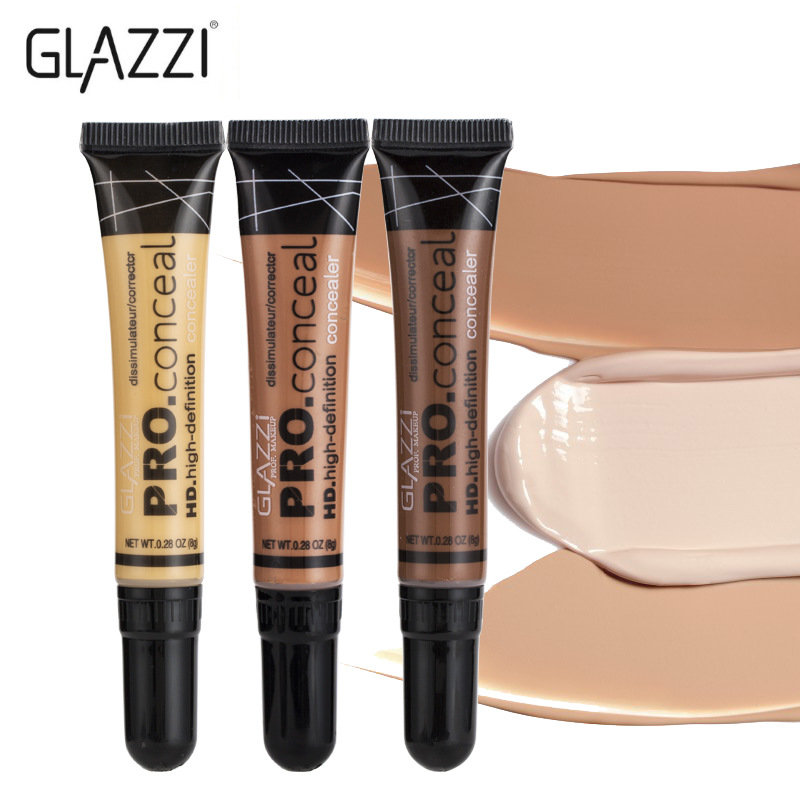20259 colors concealer 9色遮瑕膏软管遮瑕乳粉底修容膏美妆博