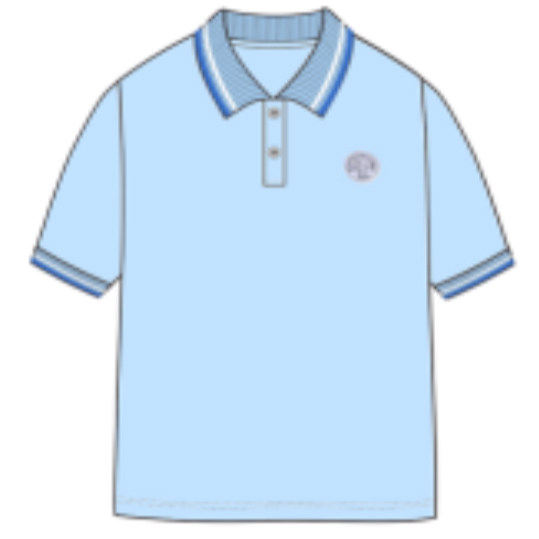 【短袖T恤】宁波高中统一款男女同款校服夏季运动装 短袖T恤 POLO