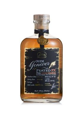 赞德第30限量款3年PX泥煤雪莉桶陈年荷式金酒Genever Peated PX
