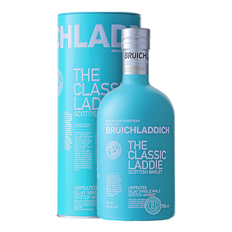 布赫拉迪经典蓝瓶苏格兰威士忌酒单一麦芽洋酒正品bruichladdich