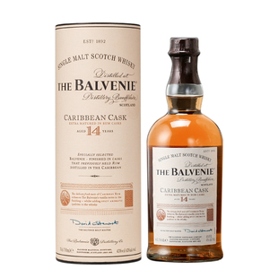Balvenie 百富14年 单一纯麦威士忌洋酒 加勒比桶陈酿 14YO