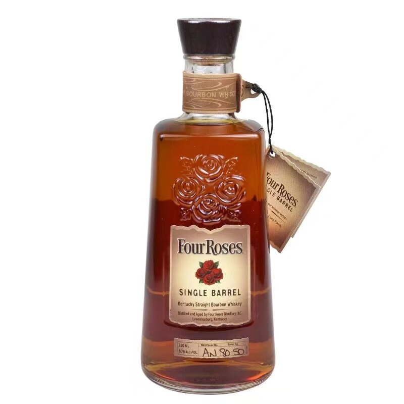 四玫瑰/Four Roses波本威士忌单桶酿造美国肯塔基州原产750ml单瓶