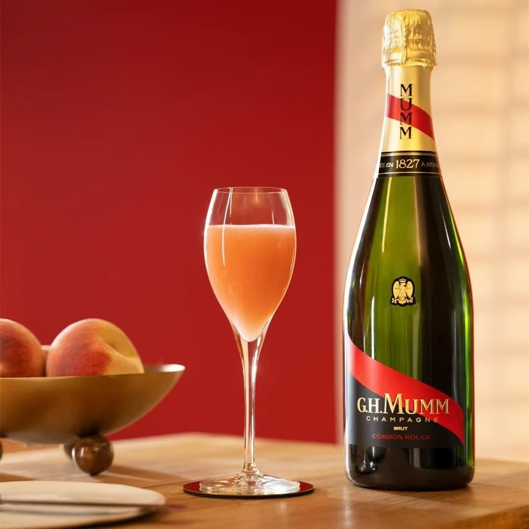 玛姆红带香槟GH MUMM葡萄酒起泡酒天然型高泡气泡酒法国原装进口