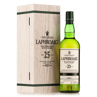 LAPHROAIG 利富拉弗格25年单一麦芽威士忌原装进口正品行货700ML