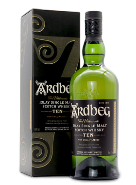 洋酒 阿贝10年单一麦芽威士忌英国原装进口ARDBEG雅伯阿德贝哥