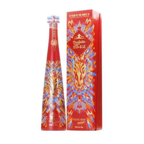 唐•胡里奥1942龙舌兰酒马年限定 750ml Don Julio 珍藏进口洋酒